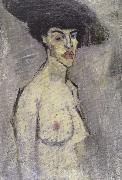 Amedeo Modigliani Nude with a Hat (mk39 painting